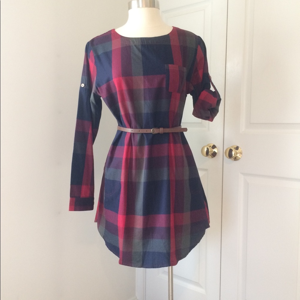 NWT plaid Cupshe dress